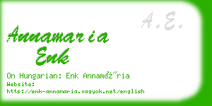 annamaria enk business card